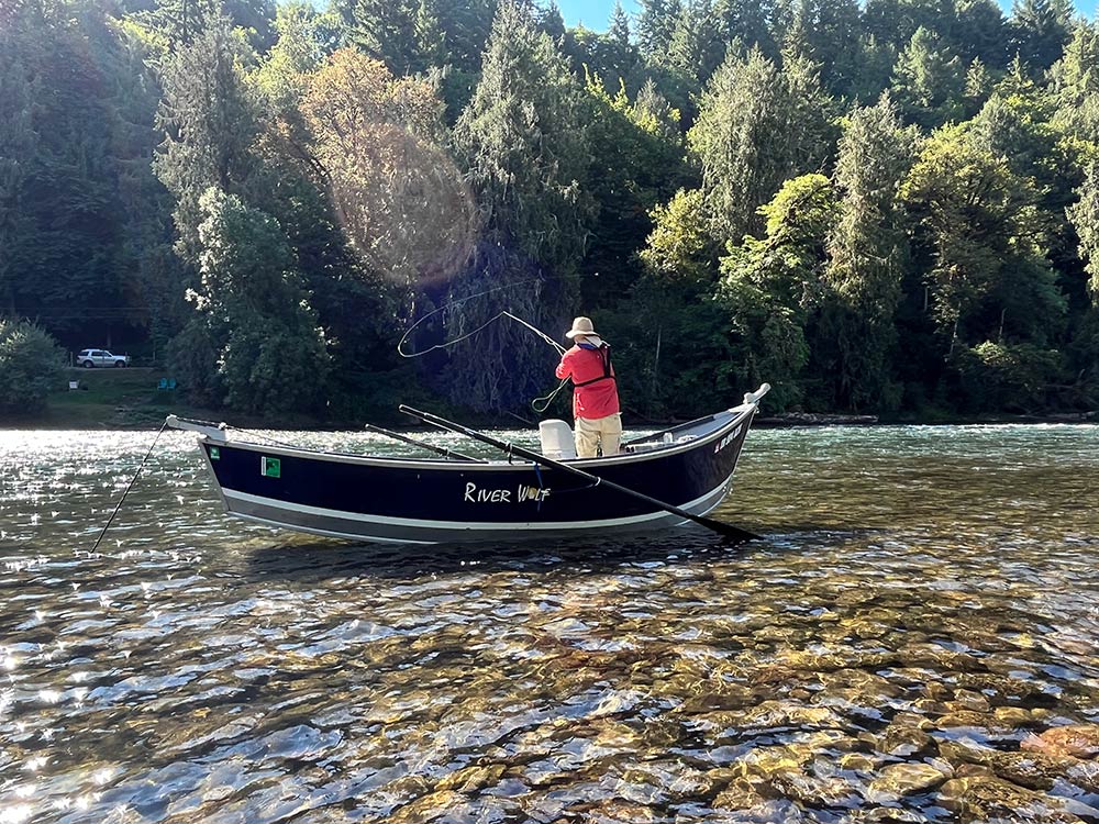 This trip includes quality fly rods and casting instruction. Access to prime bank locations that are only accessible via boat.